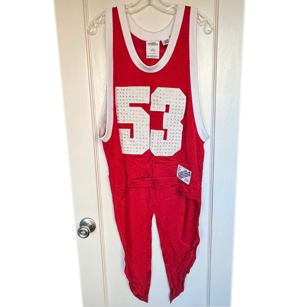 Jeremy Scott x Adidas Red Tail Sleeveless Jersey